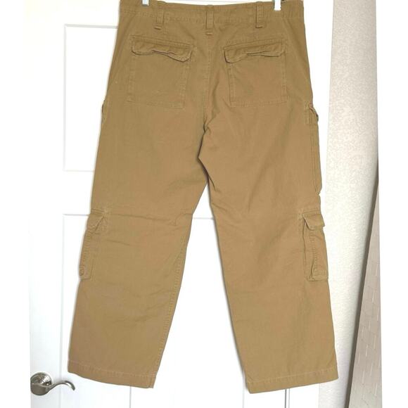 NWT Eddie Bauer Cargo Pants Brown Utility Multiple Pockets Mens Size 40x30 - Picture 2 of 10